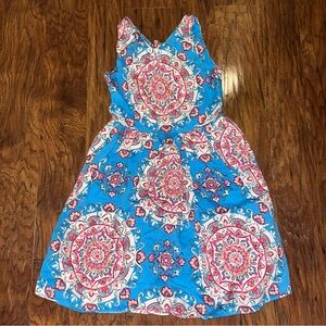 Rare Editions Blue and Pink Kids Dress